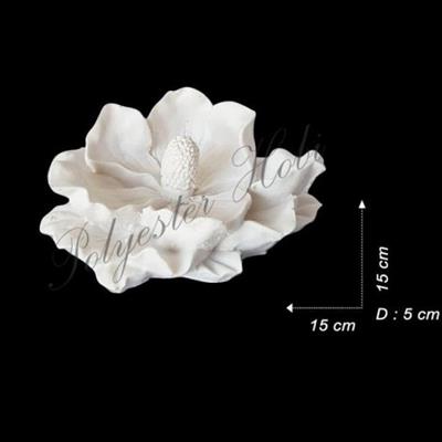 Ob 579 - Hibiscus Çiçeği Ham Polyester Obje