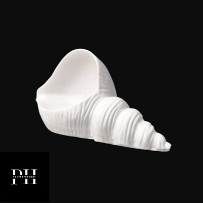 OB 591 - Deniz Kabuğu Sunumluk Ham Polyester Obje