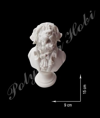 OB 607 - Saintbernart Köpek Ham Polyester Obje