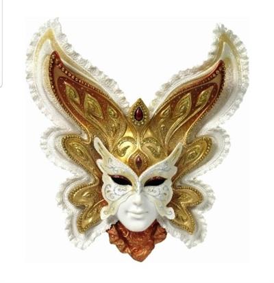 OB 610 - Venedik Maske Ham Polyester Obje 5