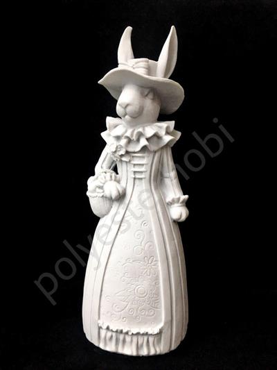 OB 666 - Tavşan Kontes Ham Polyester Obje