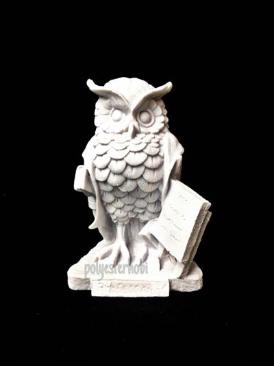 OB 692 - Profesör Baykuş Ham Polyester Obje