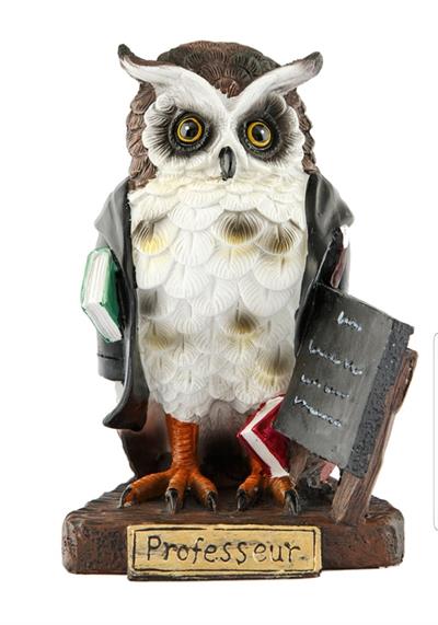 OB 692 - Profesör Baykuş Ham Polyester Obje