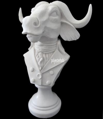 OB 696 - Boğa Ceketli Ham Polyester Obje