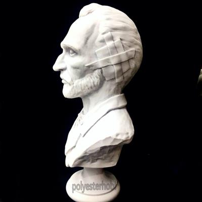 OB 866 - Van Gogh Popart Büst Ham Polyester Heykel