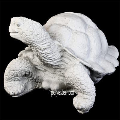 OB 947 - Kaplumbağa Büyük Ham Polyester Obje