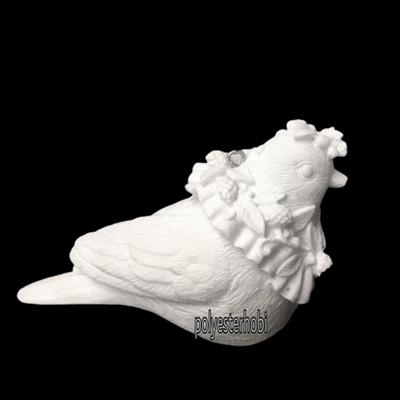 OB 974 - Asılabilir Mini Kuş Ham Polyester Obje