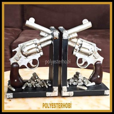 OB 980 - Silah Kitap Tutucu Ham Polyester Dekor