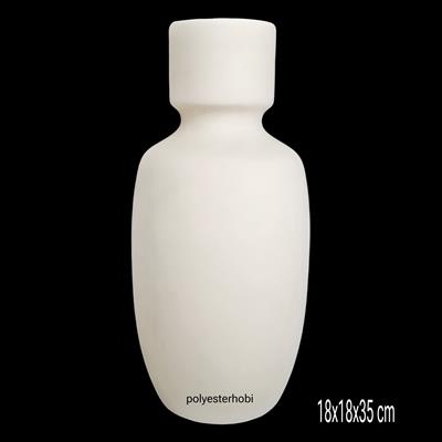 SB 122 - Modern  Vazo Uzun Boy Ham Seramik Dekoratif Obje