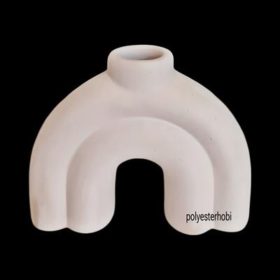 SC 77 -  N Mumluk Minimalist Tarz Ham Seramik Obje