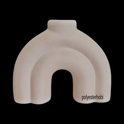 SC 77 -  N Mumluk Minimalist Tarz Ham Seramik Obje