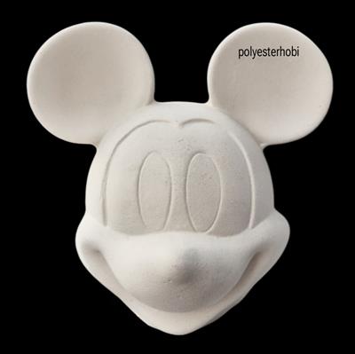 SC 93 - Mickey Figür Dekoratif Ham Seramik Obje