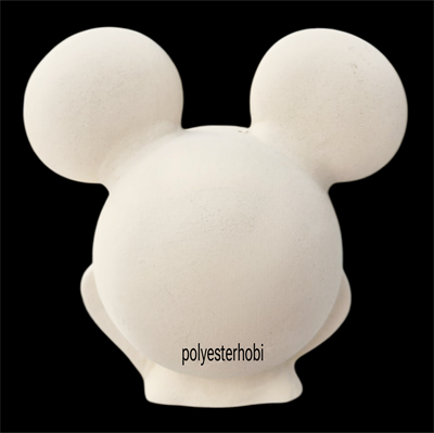 SC 93 - Mickey Figür Dekoratif Ham Seramik Obje
