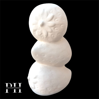 SC 97 - Çilek Vazo Dekoratif Ham Seramik Obje