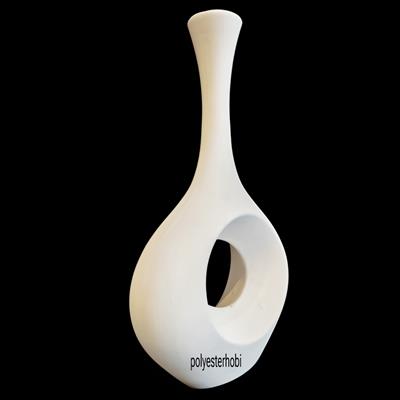 SD 100 - Modern İskandinav Vazo Ham Seramik Ev Ofis Dekoratif Obje