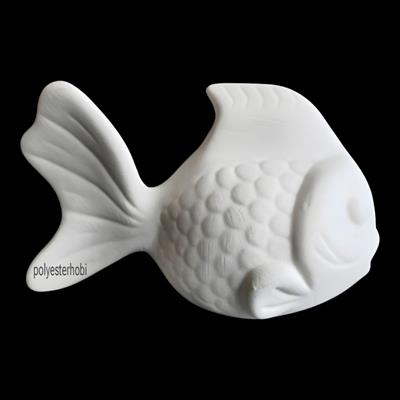 SF 105 - Balık Biblo Dekoratif Ham Seramik Obje