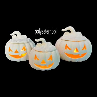 SO 120 - Dişli Kabak Mumluk Ham Seramik Obje