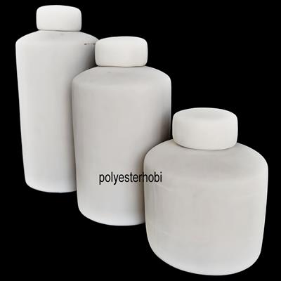 SO 507 - Silindir Set 3 lü Kutu Vazo Ham Seramik Dekoratif Obje