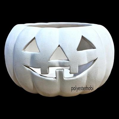 SO 89 - Hallowen Bal Kabak Orta Boy Ham Seramik