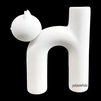 SS 101 - Kedi Ham Seramik Vazo