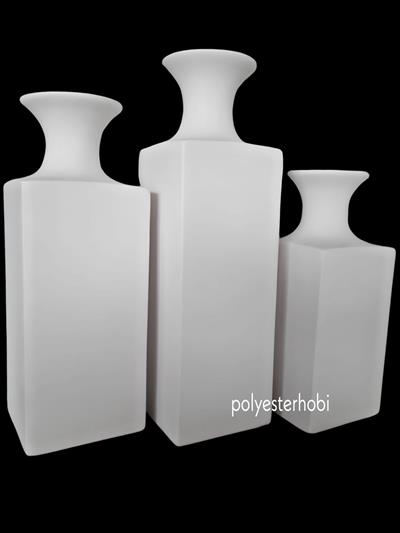 Ss 115 - Modern Vazo  Ham Seramik Obje