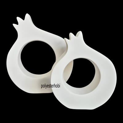 SS 135 - Nar 2 Li Set Ham Seramik Obje