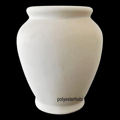 SV 17 - Küp Vazo Ham Seramik Obje