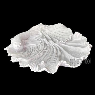 Ta 108 - Balıklı Tabak Ham Polyester Obje