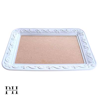 Te 141 - Desenli Tepsi  Aplik Detaylı 28 x 21 cm