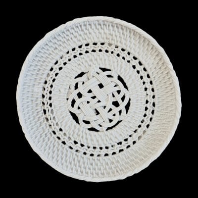 TE 149 - Bohem Tepsi Sunumluk Ham Polyester Dekoratif Obje 