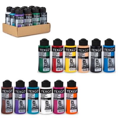 TEXCO AKRİLİK 110 Cc x 12 Adet Boya Set