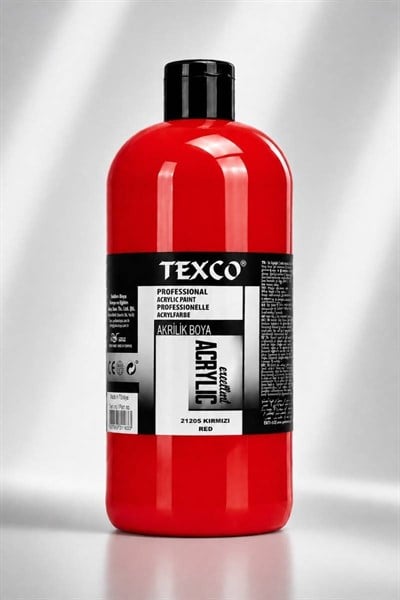Texco Su Bazlı Akrilik 400 ml Kırmızı