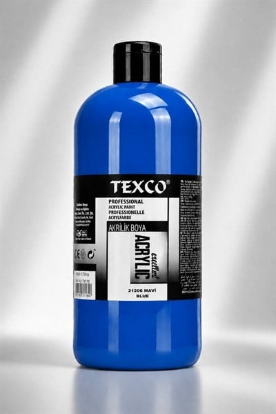 Texco Su Bazlı Akrilik 400 ml Mavi
