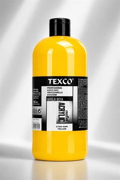 Texco Su Bazlı Akrilik 400 ml Sarı