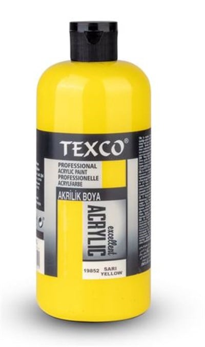 Texco Su Bazlı Akrilik 400 ml Sarı