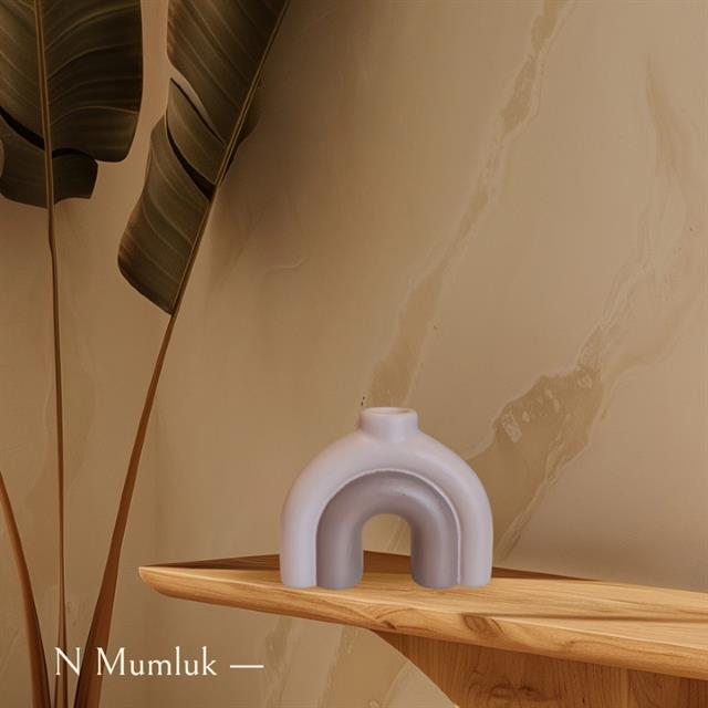 İskandinav Tarz Minimalist Mumluk