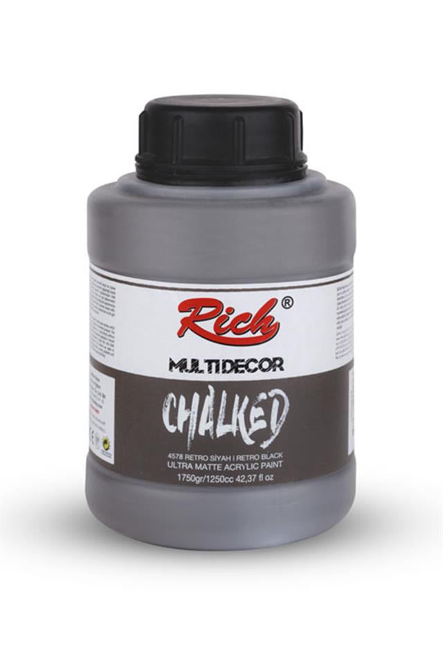 Multi Dekor Chalked 1750 Gr Retro Siyah