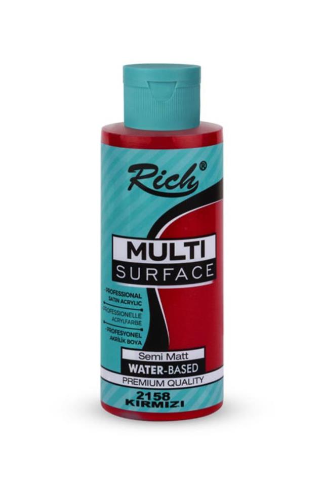 Multisurface Her Yüzey İçin Akrilik Boya 120 Cc 148 Kırmızı