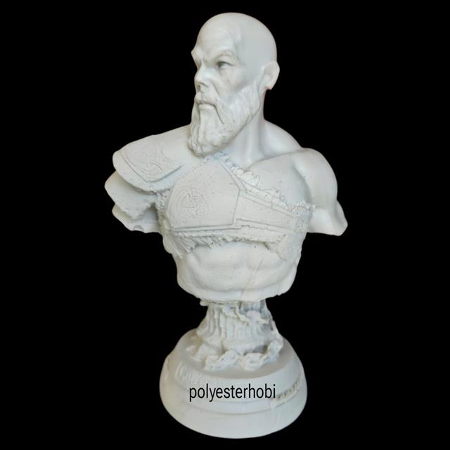 OB 2468 -  Kratos Biblo Küçük Boy , Ev Dekor, Obje Ham Polyester Heykel