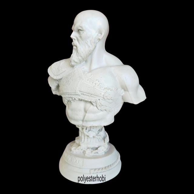 OB 2468 -  Kratos Biblo Küçük Boy , Ev Dekor, Obje Ham Polyester Heykel