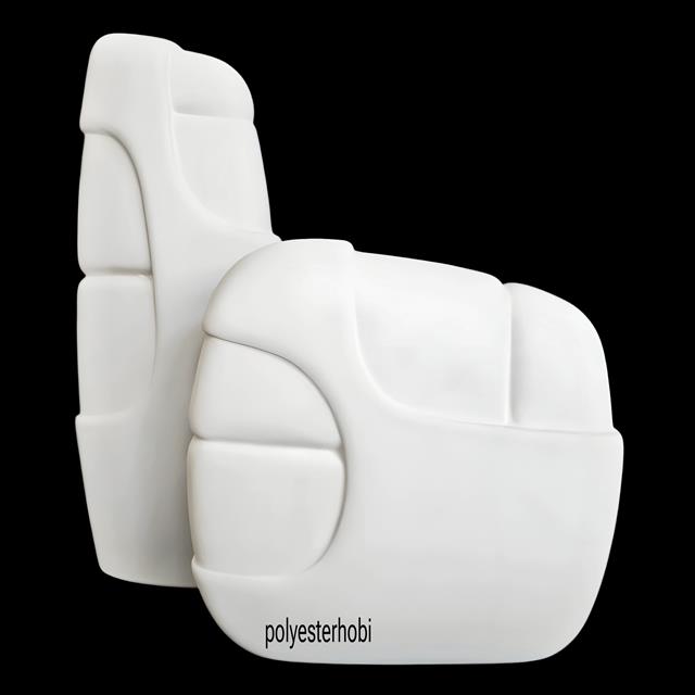 Ss 133 - Pillow Tasarım Ham Seramik Dekoratif Obje