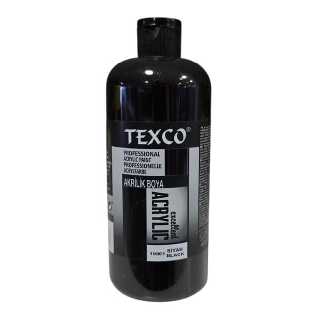 Texco Su Bazlı Akrilik 400 ml Siyah