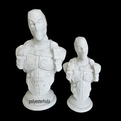 OB 2466 - Deadpool Biblo Küçük Boy , Ev Dekor, Obje Ham Polyester Heykel