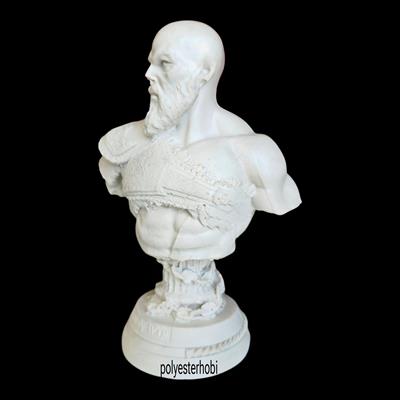 OB 2468 -  Kratos Biblo Küçük Boy , Ev Dekor, Obje Ham Polyester Heykel