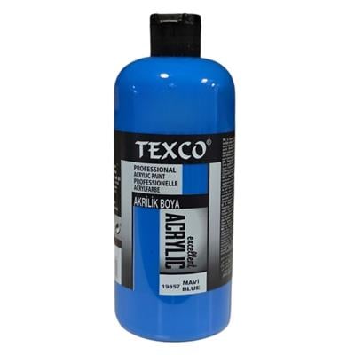 Texco Su Bazlı Akrilik 400 ml Mavi
