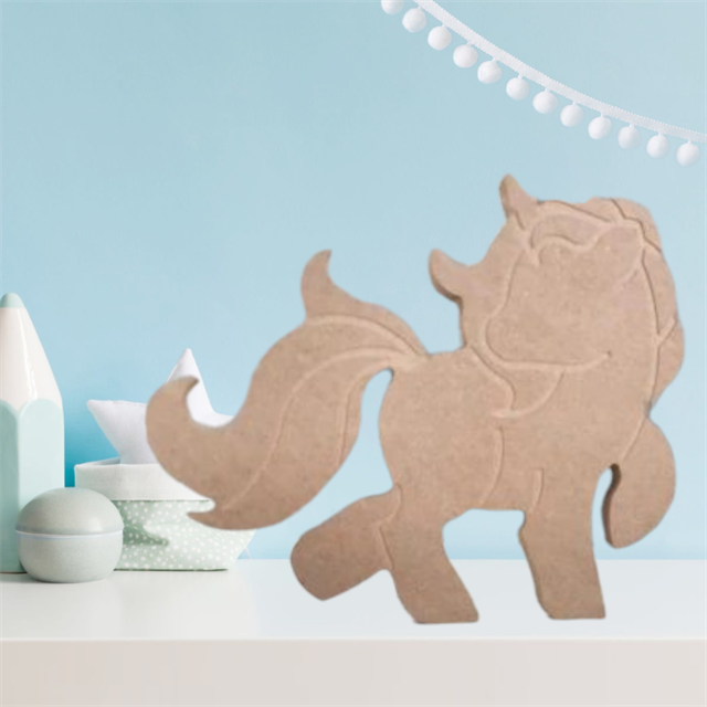 Unicorn Ham Ahşap Çocuk Odası Obje