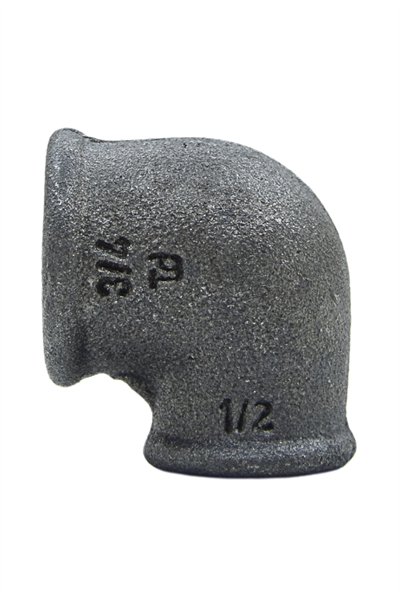 Trakya Döküm Dirsek Redüksiyon Siyah 3/4