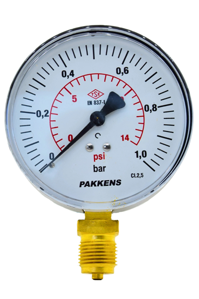 PAKKENS MAN.Q100 alt.ç.akr.KL 2,5   1 bar- ...600 bar