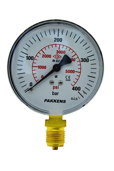 PAKKENS MAN.Q100 alt.ç.akr.KL 2,5   1 bar- ...600 bar