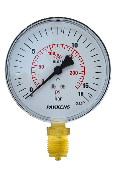 PAKKENS MAN.Q100 alt.ç.akr.KL 2,5   1 bar- ...600 bar